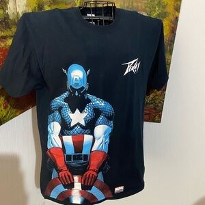 RARE Gildan size large Peavey Captain America limited collector hard to find
